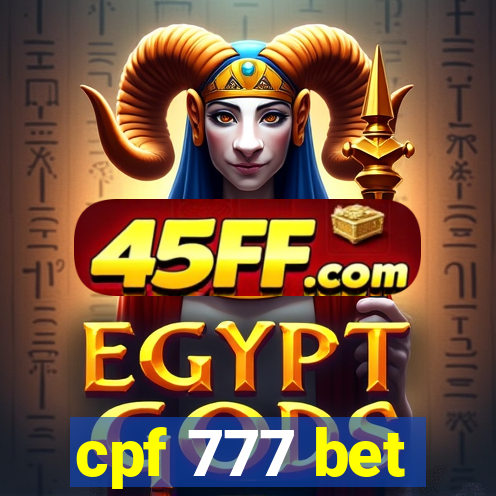 cpf 777 bet